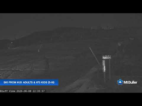Mt Buller Skyline Live snow cam captured at 8 June 2026, 12:40 pm