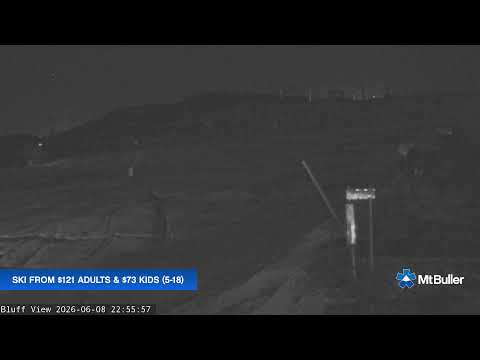 Mt Buller Skyline Live snow cam captured at 8 June 2026, 12:58 pm