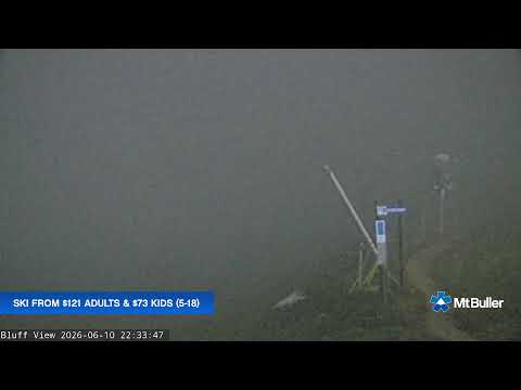 Mt Buller Skyline Live snow cam captured at 10 June 2026, 12:38 pm