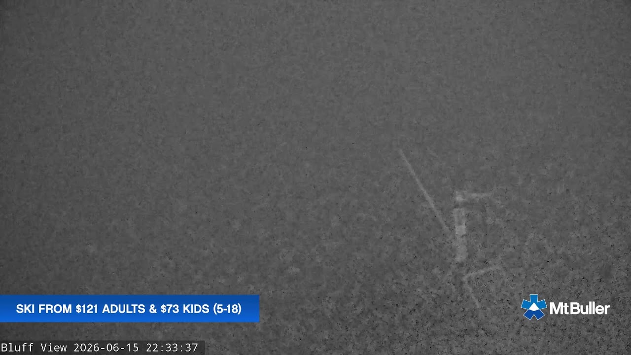 Mt Buller Skyline Live snow cam captured at 15 June 2026, 12:36 pm