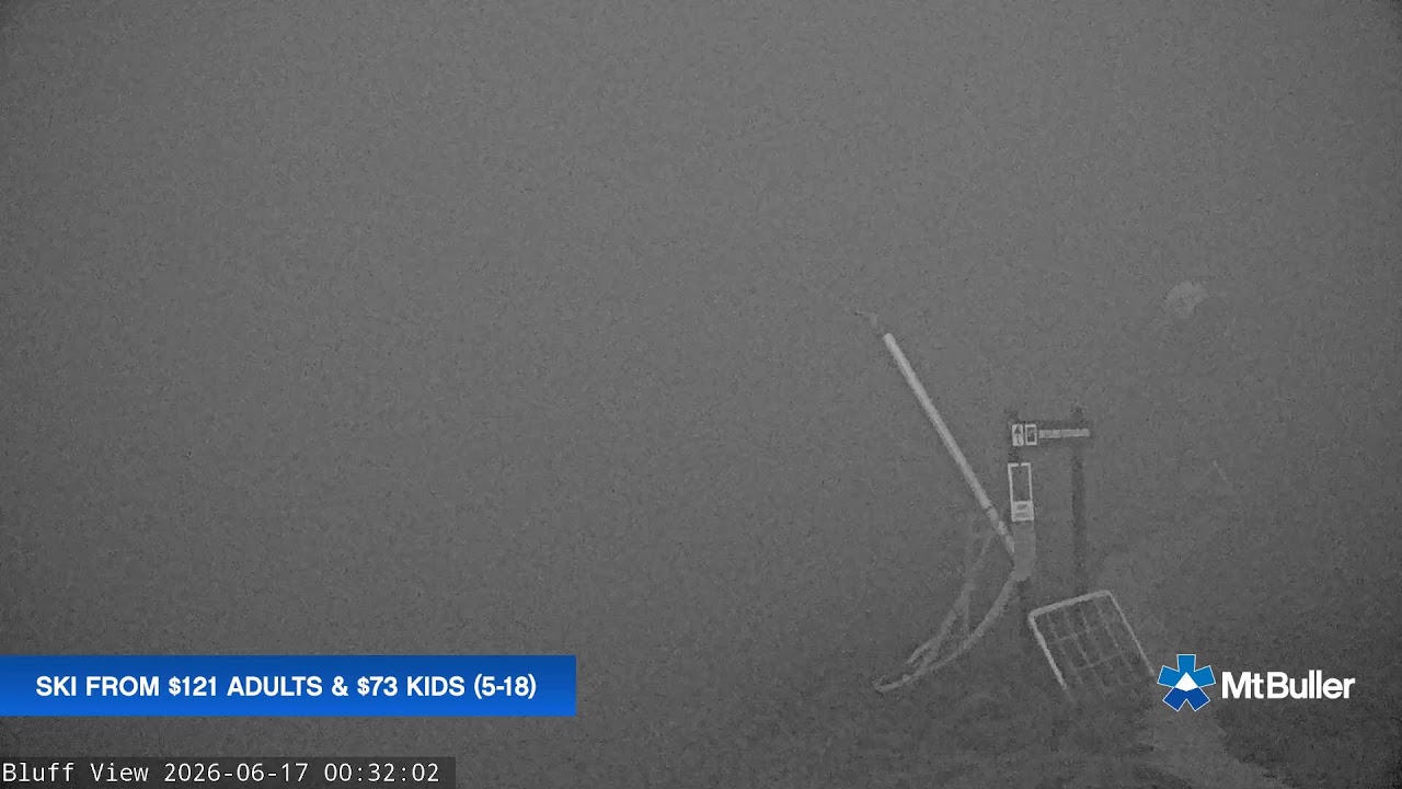 Mt Buller Skyline Live snow cam captured at 16 June 2026, 2:36 pm