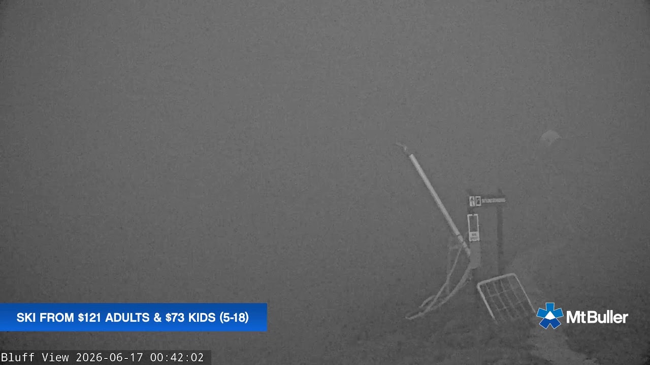 Mt Buller Skyline Live snow cam captured at 16 June 2026, 2:42 pm