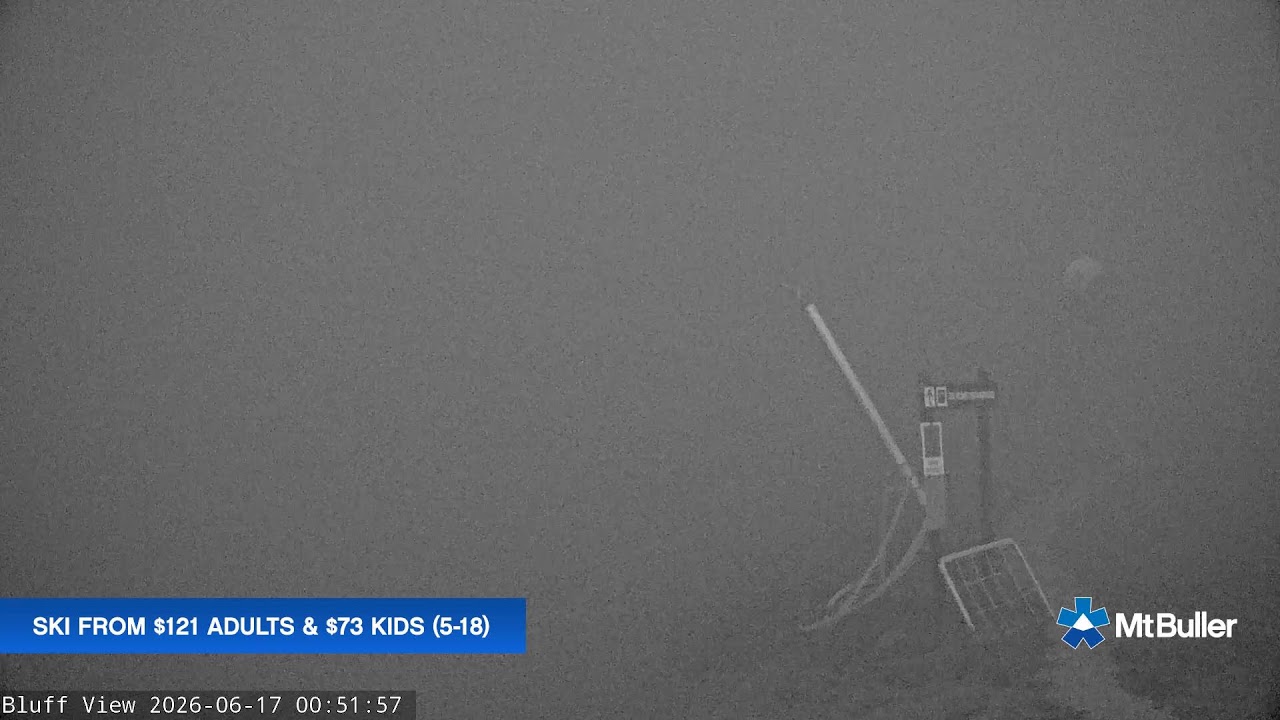 Mt Buller Skyline Live snow cam captured at 16 June 2026, 2:54 pm