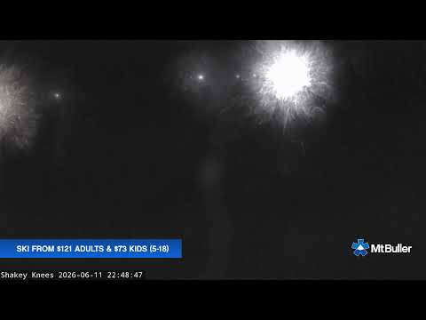 Mt Buller Shakey Knees Live snow cam captured at 11 June 2026, 12:50 pm