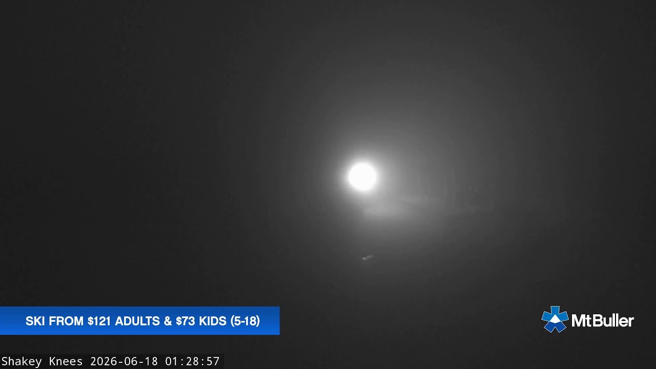 Mt Buller Shakey Knees Live snow cam captured at 17 June 2026, 3:30 pm