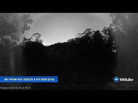 Mt Buller Standard Run Live snow cam captured at 9 June 2026, 12:40 pm