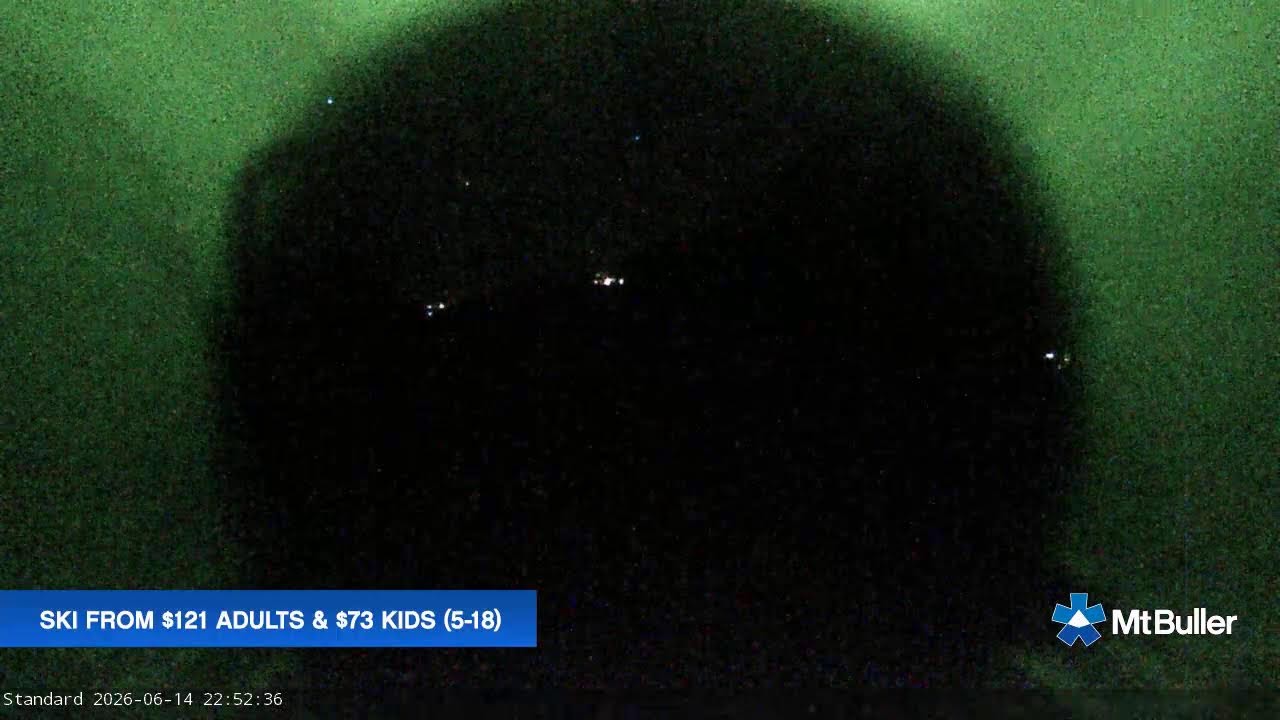 Mt Buller Standard Run Live snow cam captured at 14 June 2026, 12:55 pm
