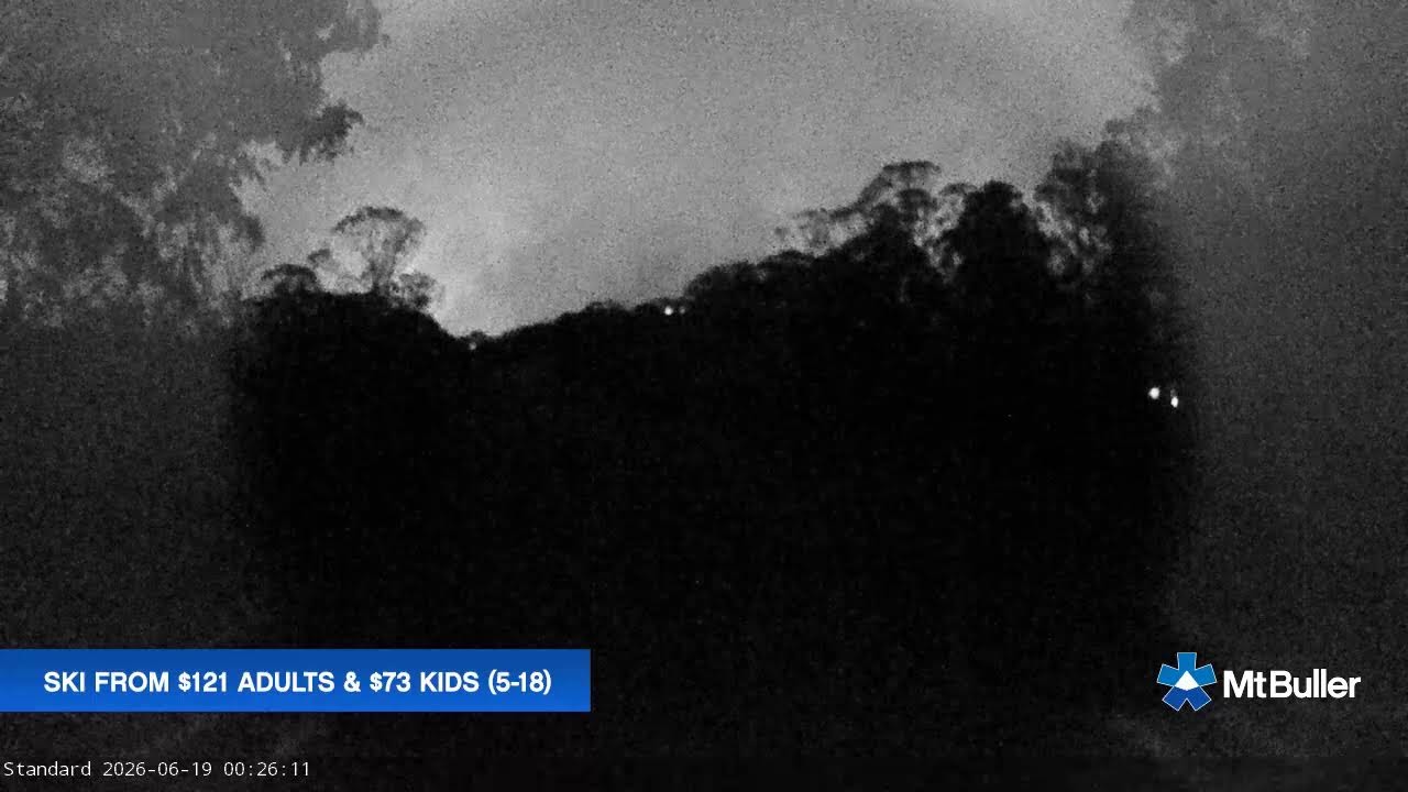 Mt Buller Standard Run Live snow cam captured at 18 June 2026, 2:29 pm