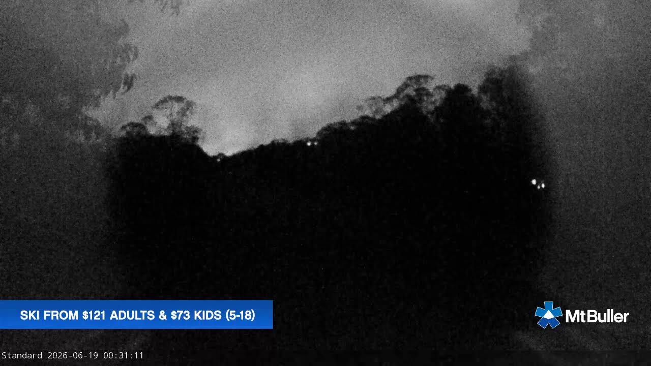 Mt Buller Standard Run Live snow cam captured at 18 June 2026, 2:35 pm