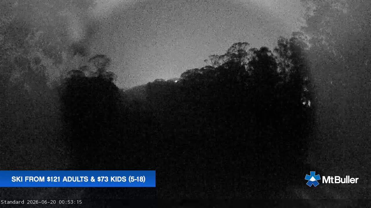 Mt Buller Standard Run Live snow cam captured at 19 June 2026, 2:53 pm