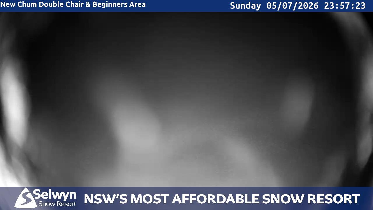 Selwyn Snow Resort Selwyn Live Stream snow cam captured at 5 July 2026 at 11:57 pm AEST