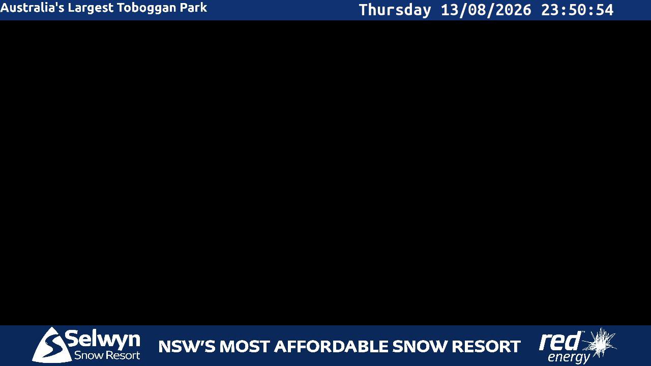 Selwyn Snow Resort Selwyn Live Stream snow cam captured at 13 August 2026 at 11:57 pm AEST