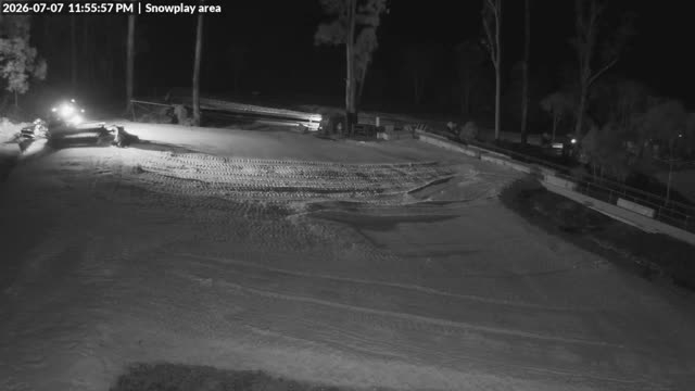 Corin Forest Snowplay Area Live snow cam captured at 7 July 2026 at 11:56 pm AEST