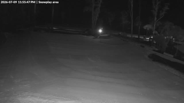 Corin Forest Snowplay Area Live snow cam captured at 9 July 2026 at 11:56 pm AEST