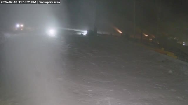 Corin Forest Snowplay Area Live snow cam captured at 18 July 2026 at 11:55 pm AEST