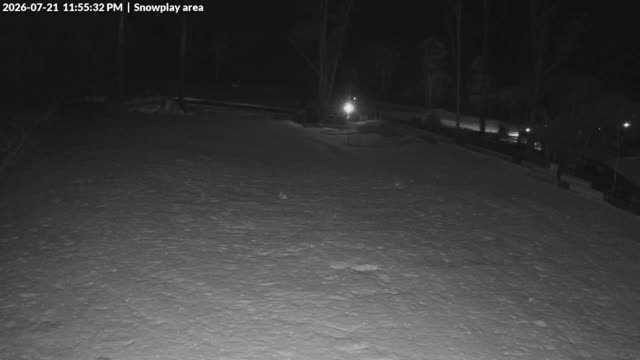 Corin Forest Snowplay Area Live snow cam captured at 21 July 2026 at 11:55 pm AEST