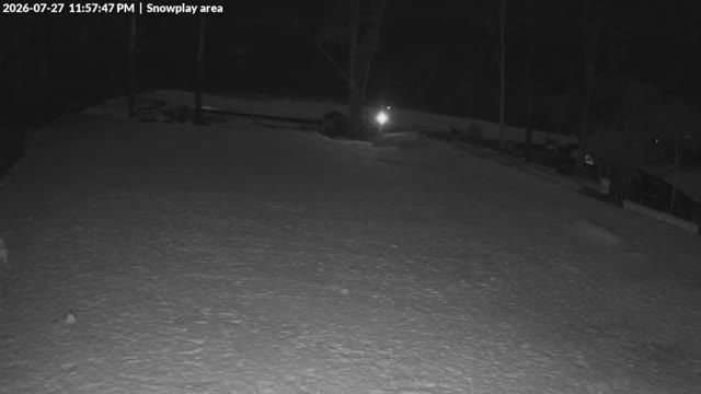Corin Forest Snowplay Area Live snow cam captured at 27 July 2026 at 11:58 pm AEST