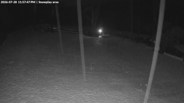 Corin Forest Snowplay Area Live snow cam captured at 28 July 2026 at 11:58 pm AEST
