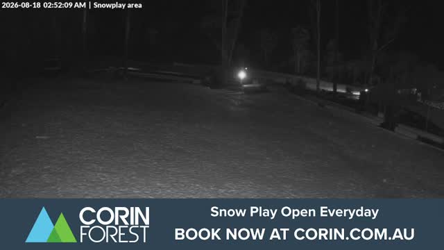 Latest archived Australian snow cam frame captured at 18 August 2026 at 2:52 am AEST