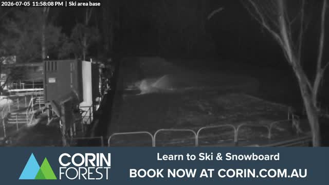 Corin Forest Ski Area Live snow cam captured at 5 July 2026 at 11:58 pm AEST