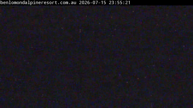 Ben Lomond Summit / Front Valley snow cam captured at 15 July 2026 at 11:55 pm AEST