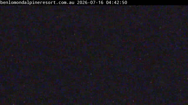 Ben Lomond Summit / Front Valley snow cam captured at 16 July 2026 at 8:43 am AEST