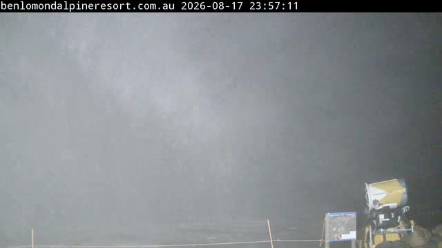 Ben Lomond Summit / Front Valley snow cam captured at 17 August 2026 at 11:57 pm AEST