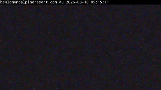 Ben Lomond Summit / Front Valley snow cam captured at 18 August 2026 at 5:15 am AEST
