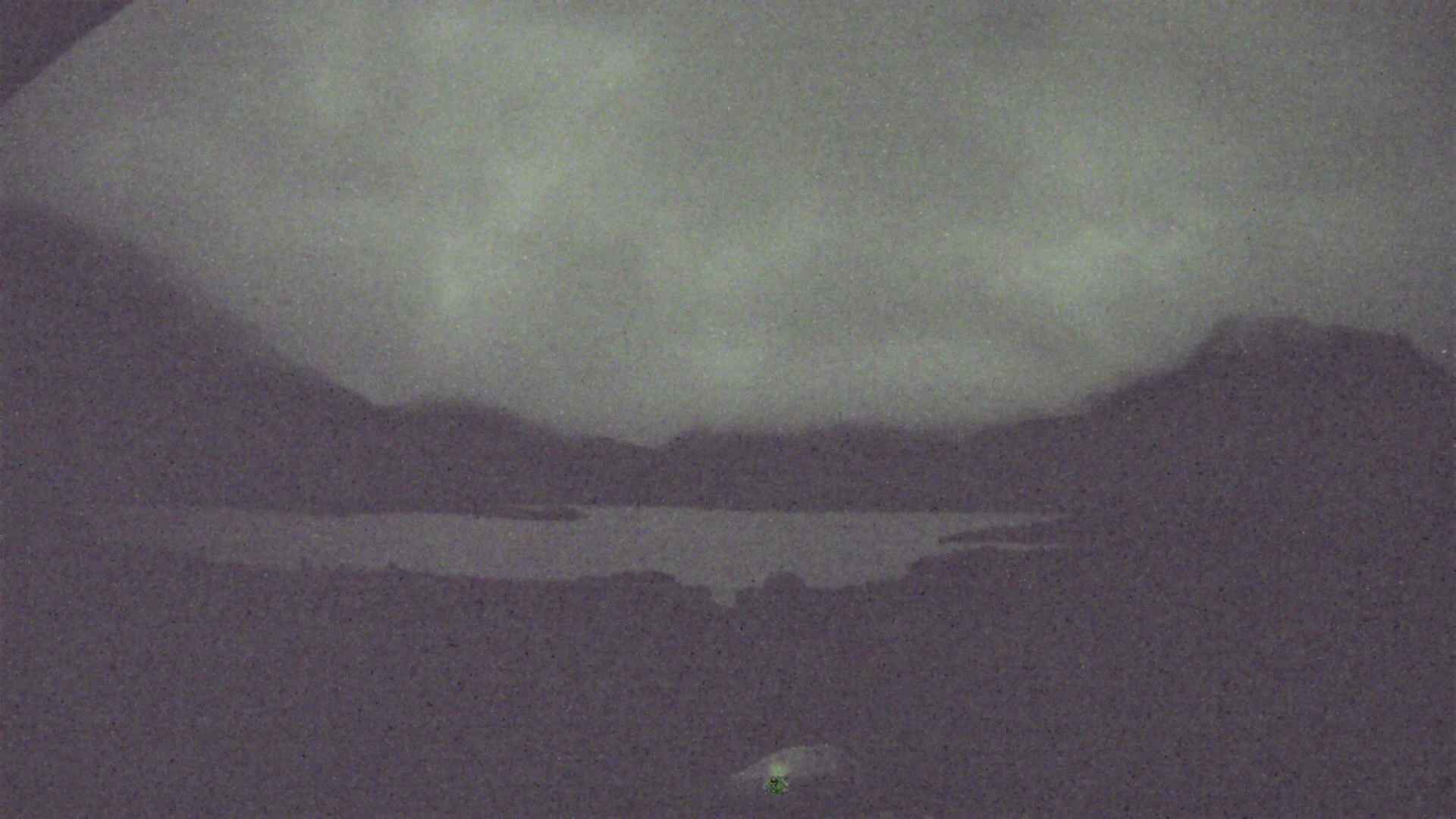Cradle Mountain Dove Lake Carpark snow cam captured at 27 July 2026 at 9:26 pm AEST